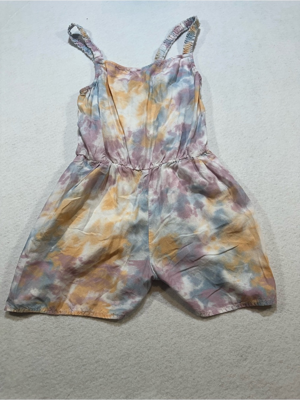 Vans Pastel Tie-Dye Romper in Pink, Yellow, Blue